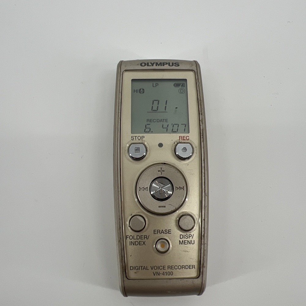 Olympus VN-4100 Handheld Digital Voice Recorder - Tested It Works